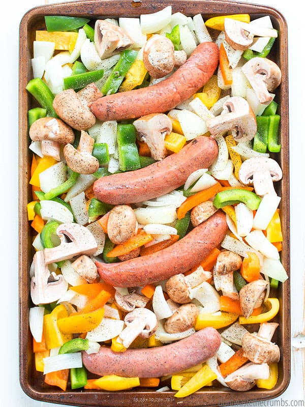 Sheet-Pan-Sausage-Peppers-Onions-and-Mushrooms-4